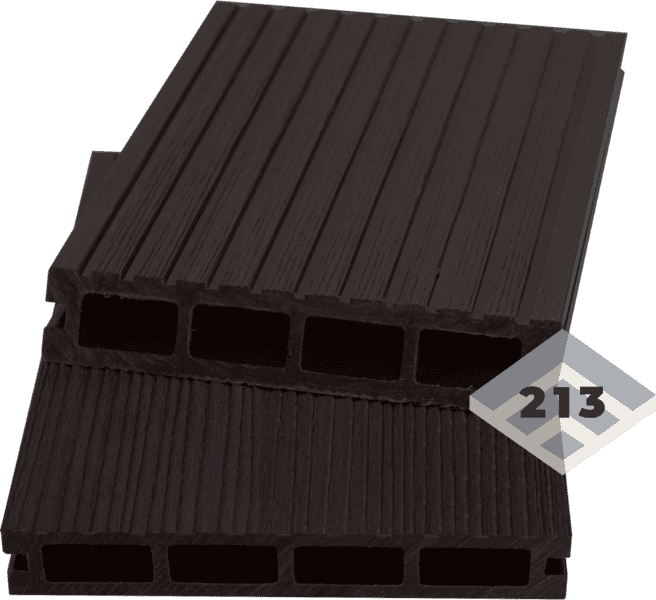 Доска террасная МПК ARTE Вельвет (22х140мм) Шоколад